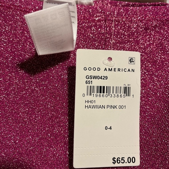 New Good American Glitter Tie Cover-Up XS-XL - Picture 8 of 9